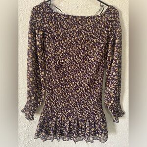 Forever 21 Floral Purple Dress